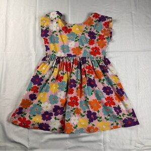 HANNA ANDERSSON Playground Dress w/Pockets Size 110/US 5 Multi Color Floral 413